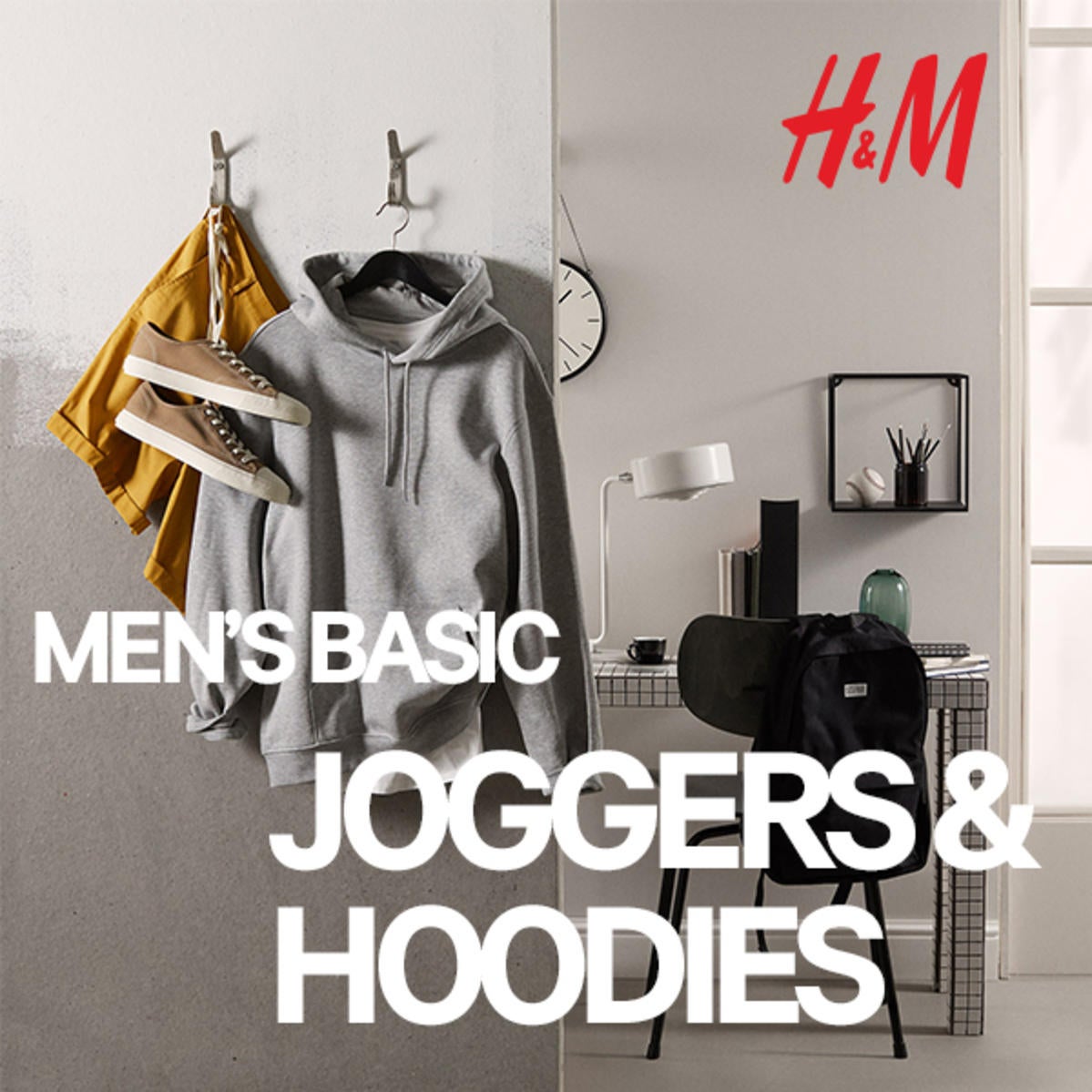 h&m basic joggers